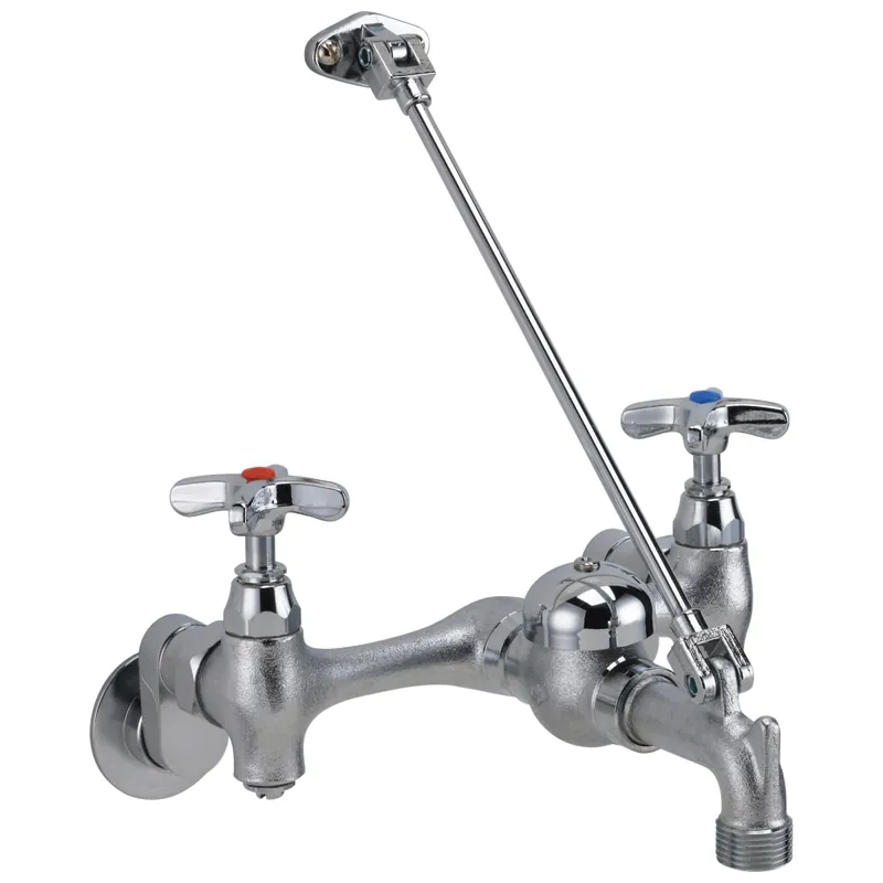 Delta 28T9-AC Two Handle Service Sink Faucet Wall Mount 8 inches Centers