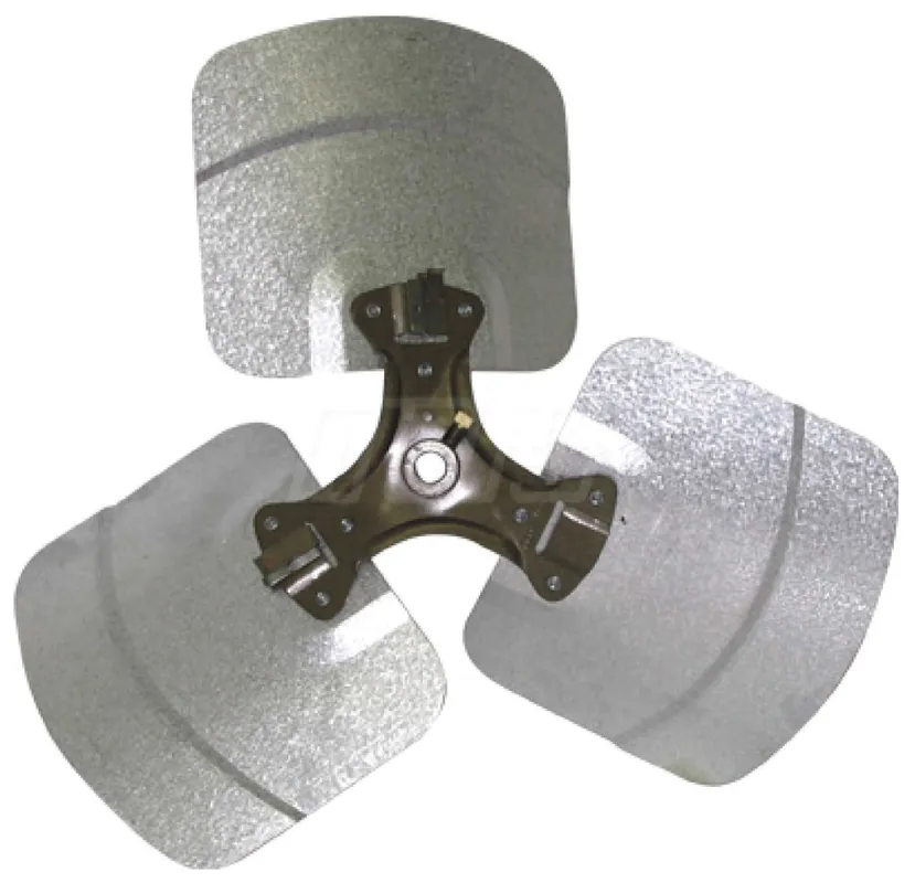 Mars Motors & Armatures 40036 14 x 3.06, 27D Pitch, Aluminum Alloy, 1725 RPM, CCW, 3-Blade, Heavy Duty, Fan Blade for Air Cooled Condenser