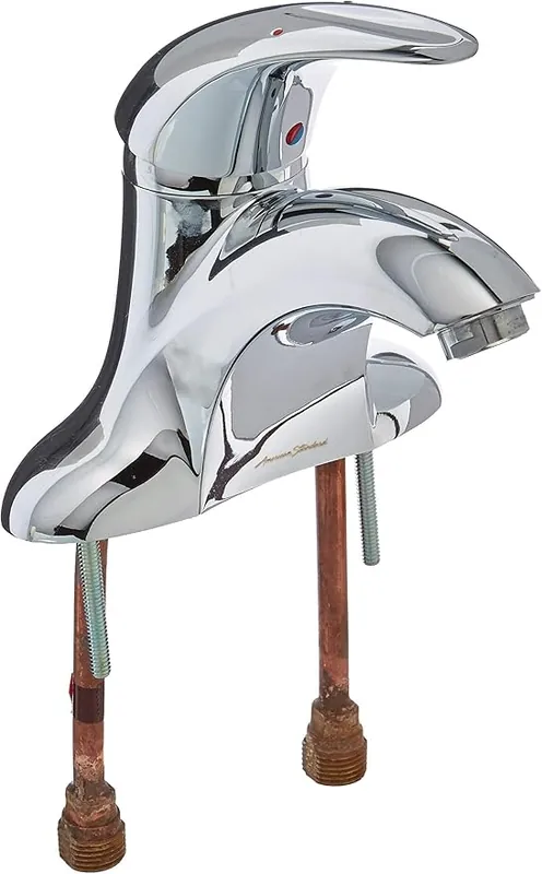American Standard 7385.047.002 Reliant 3 Single Metal Lever Handle Centerset Lavatory Faucet 1.5 Gallons Per Minute
