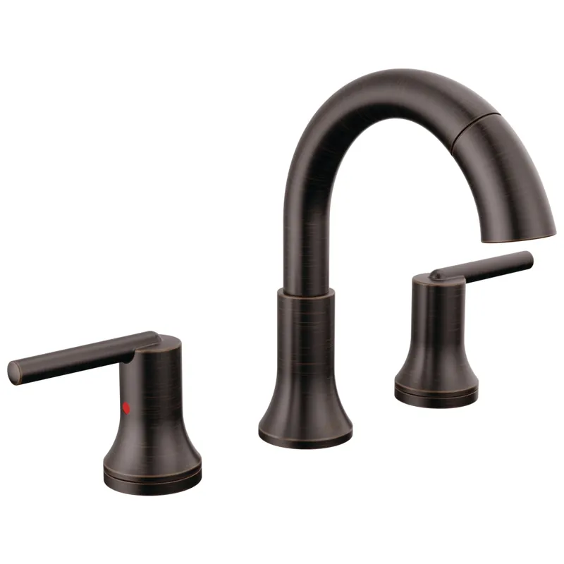 Delta 3559-RBPD-DST Trinsic Lavatory Faucet Widespread 4-16 Inch Spread