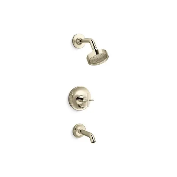 Kohler T14420-3G-AF Purist R/T B&S Trm/Crs Hdls, 35-Deg Spt