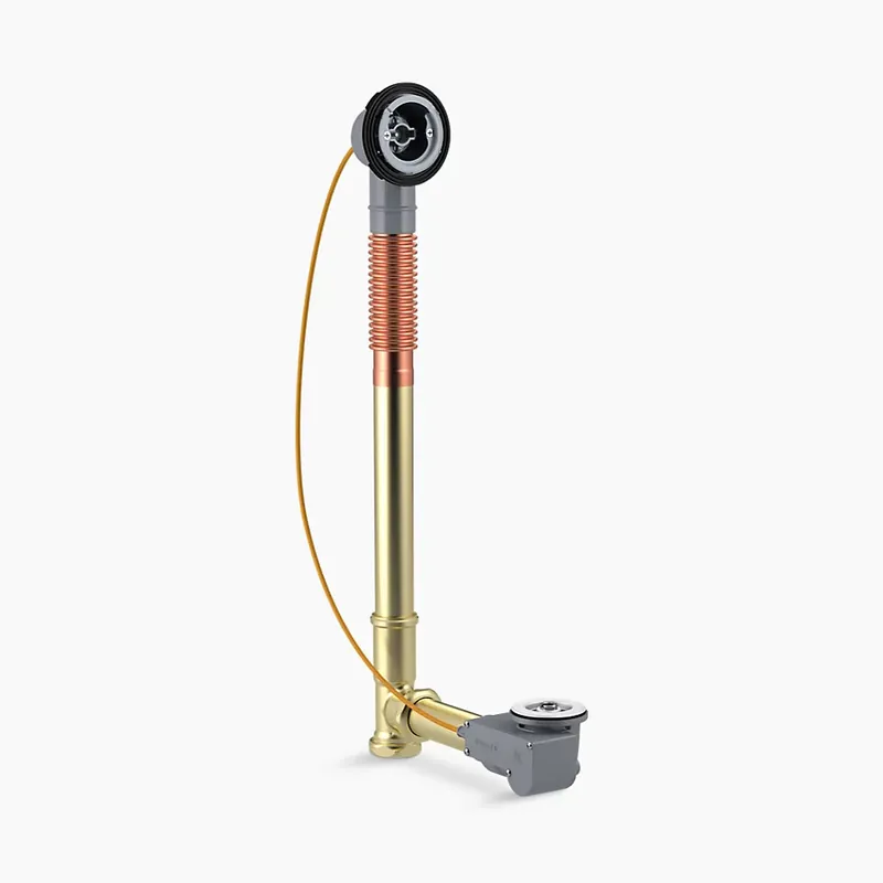 Kohler 37382-NA Pureflo Cable Bath Drain Brass 45