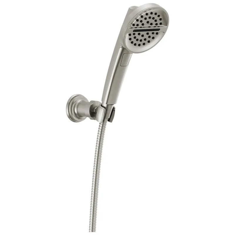 Delta 55386-SS-PR Handshower Lumicoat Stainless 3 Function 9-1/8 Inch