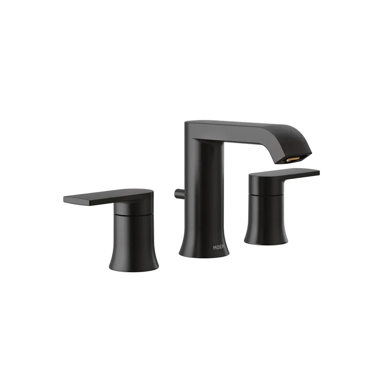 Moen MOENTV6708BL Genta Chrome Two-Handle Low Arc Bathroom Faucet
