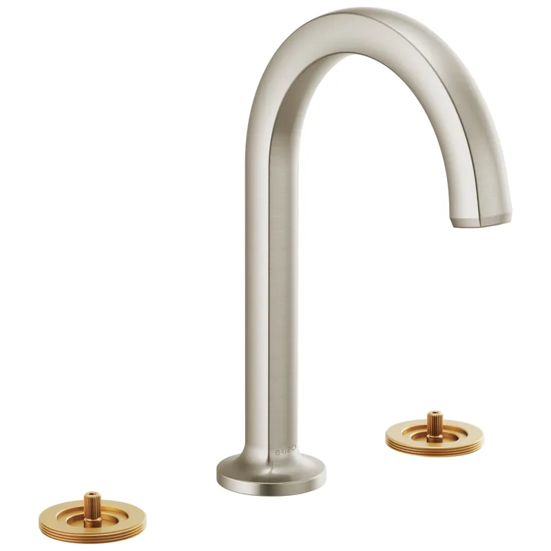 Brizo 65306LF-NKLHP-ECO Kintsu Two Handle Widespread Bathroom Sink Faucet 1.2 GPM