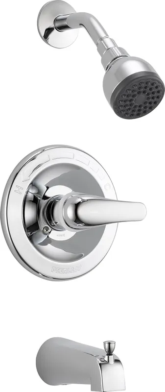 Peerless PTT188753 Classic Single-Function Tub and Shower Trim Kit with Single-Spray Shower Head