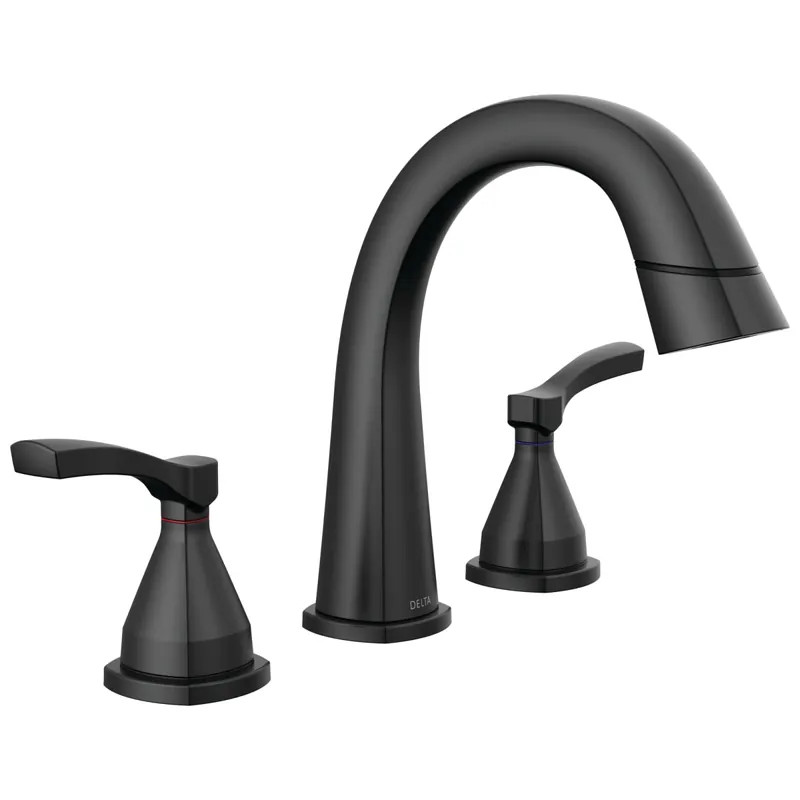 Delta 35775-BLPD-DST Stryke Lavatory Faucet Widespread 4-16 Inch Spread