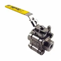 Flow-Tek FP3103-3-K-G-L 1/2 SS Thrd Ball Valve W/Tek-Fil Seats