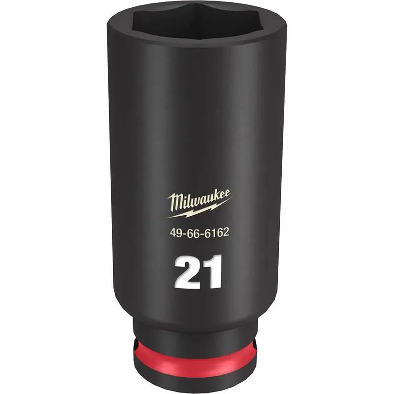 Milwaukee 49-66-6162 Shockwave Impact Duty 3/8 Drive 21MM Deep 6 Point Socket