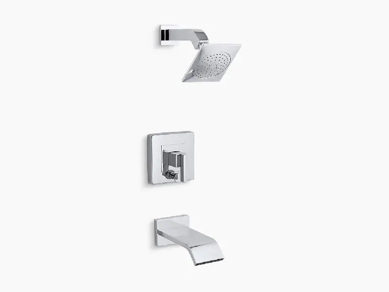 Kohler T14664-4-CP Loure One Handle Single Function Bathtub & Shower Faucet Trim Only