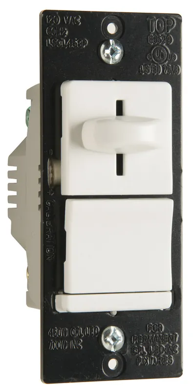 Pass & Seymour LSCL453P Ls Series Cfl/led/incandescent 3-Way Slide Dimmer 450W