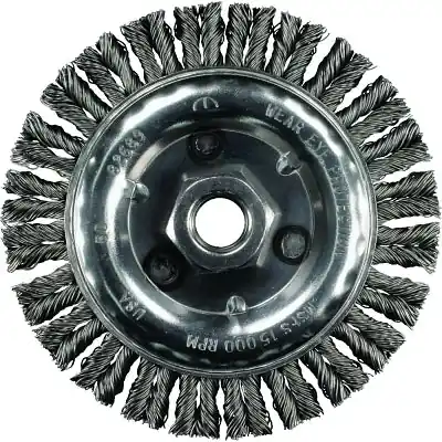 PFERD 82392 Whl Knot Str Bead Carbonsteel 4-1/2X.020X5/8-11