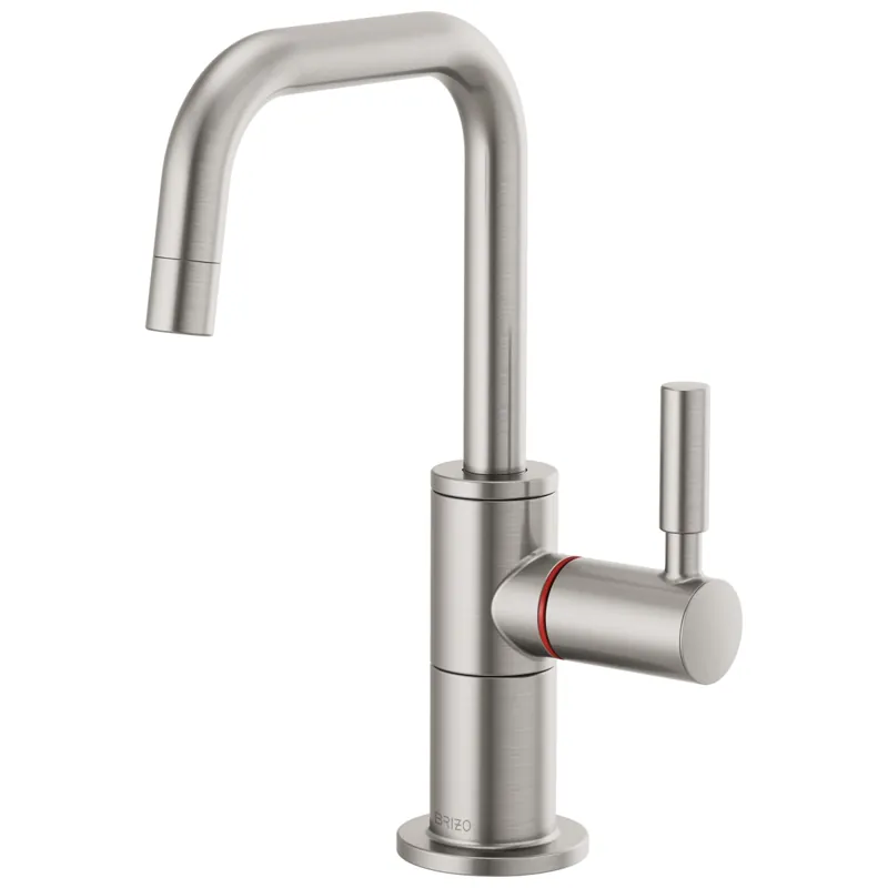 Brizo 61365LF-H-SS Solna Instant Hot Faucet with Square Spout