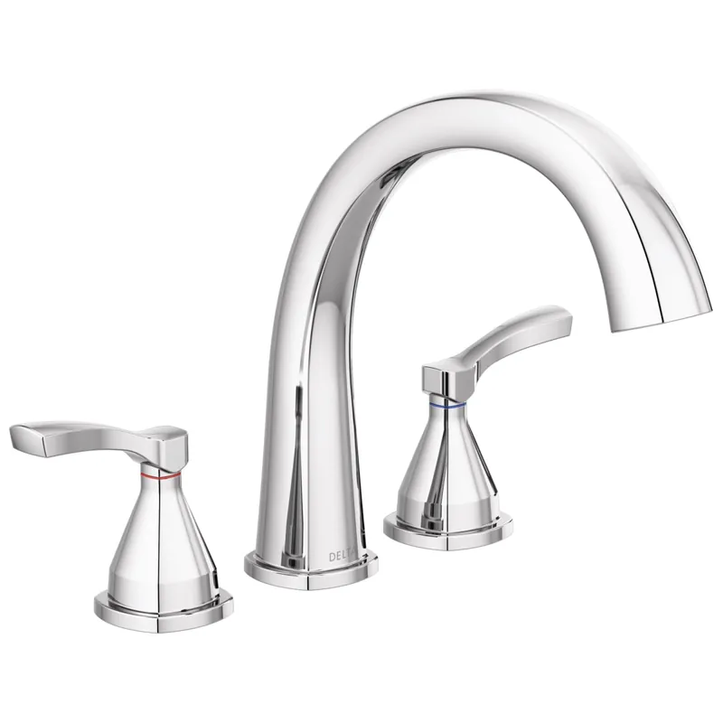 Delta T2777 Stryke 2-Handle Deck Mount Roman Tub Faucet Trim Kit