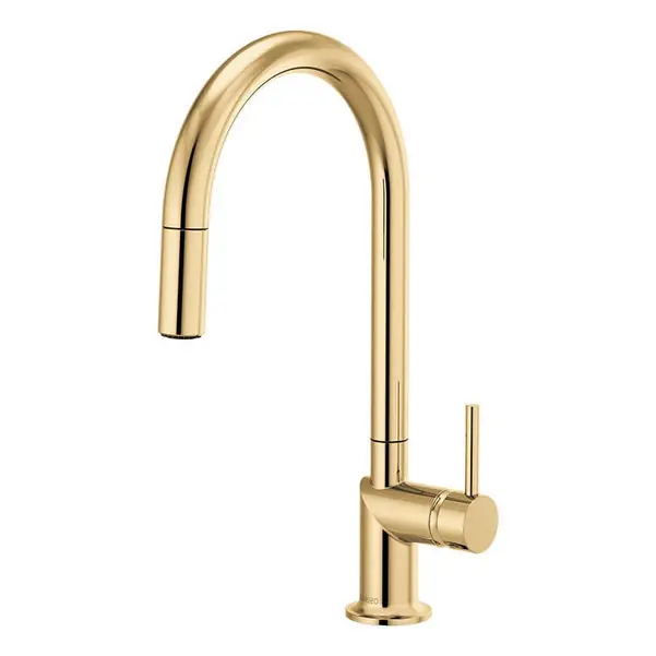 Brizo 63075LF-PGLHP Odin Single Handle Pull Down Kitchen Faucet