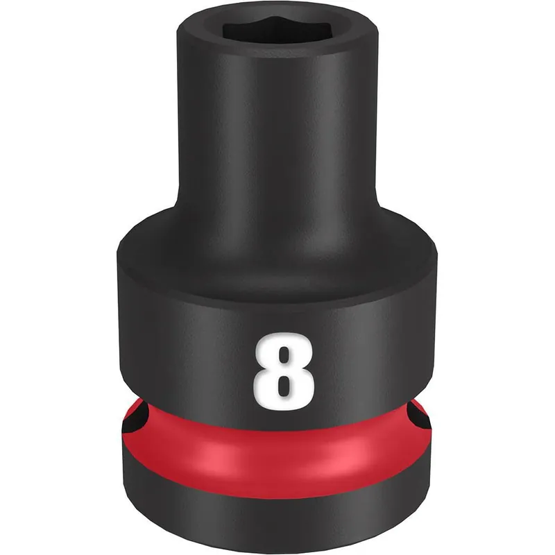 Milwaukee 49-66-6240 Shockwave Impact Duty 1/2 in Drive 8MM Standard 6 Point Socket