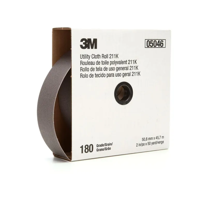 3M 7000118342 Utility Cloth Roll 211K 180 J-weight 2 inches x 50 yd Replacement MPN