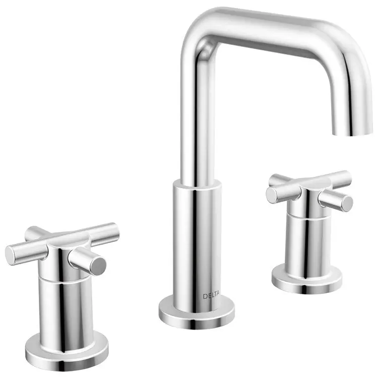 Delta 35894LF Lavatory Faucet Nicoli Widespread 6-16 Inch Spread 2 Lever ADA WaterSense