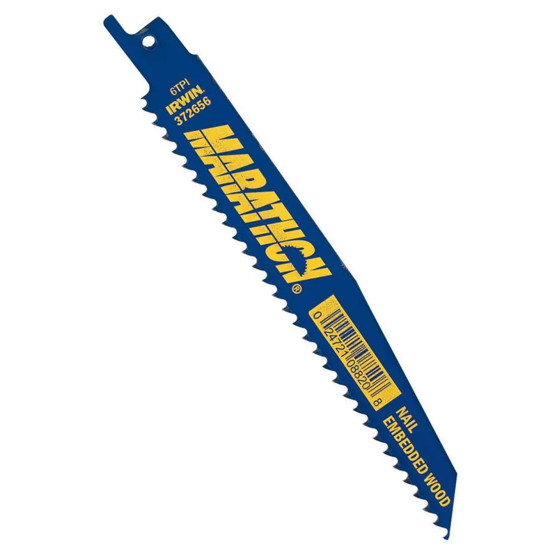 Irwin 372656B Reciprocating Saw Blade Bi-metal 6 inches 25/PK