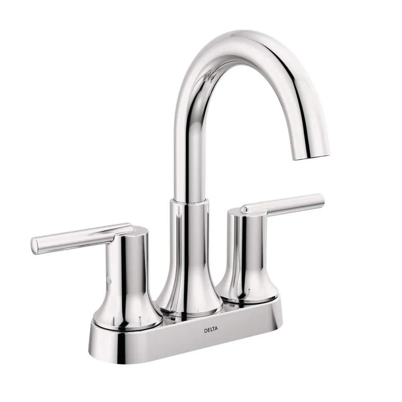 DEL 2559-MPU-DST Trinsic 4 in. Centerset Double Handle Bathroom Faucet
