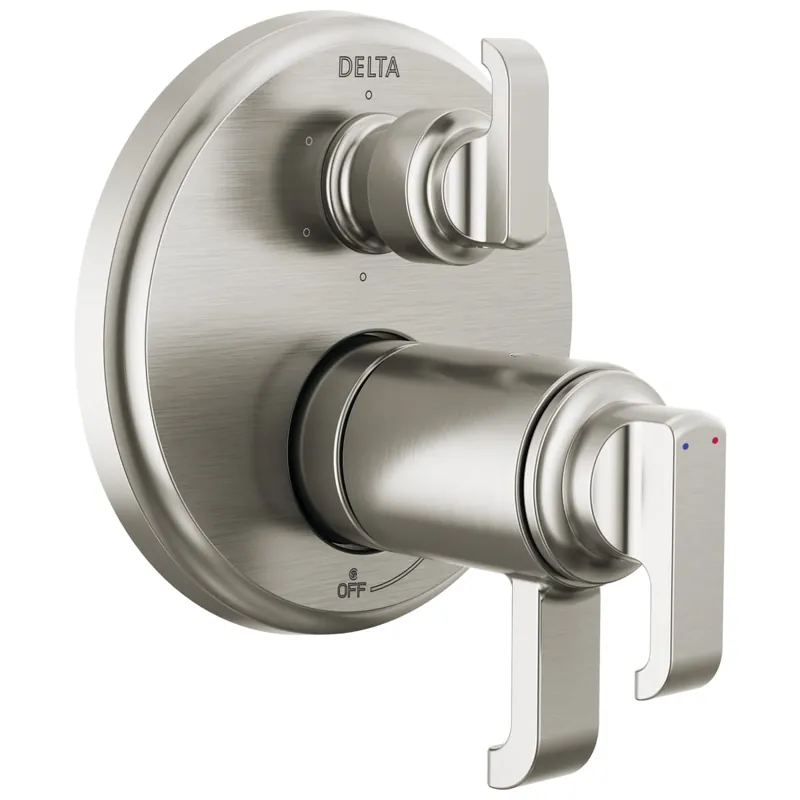 Delta T27T989-SS-PR Tetra Diverter Trim 6-Setting