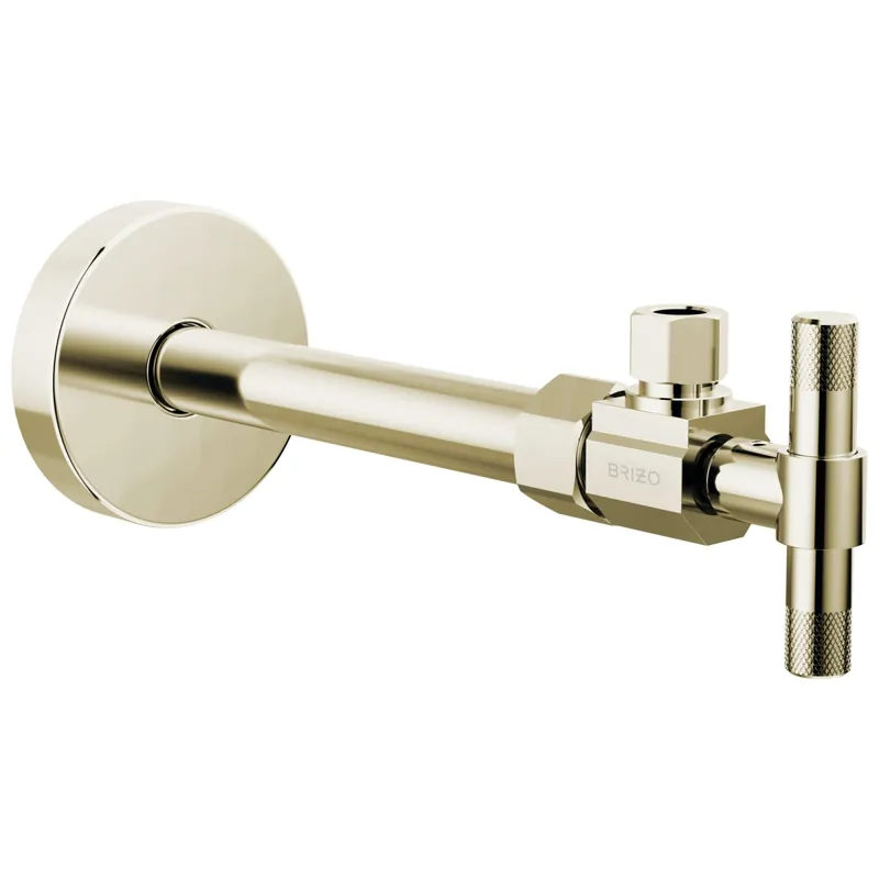 BRIZO BT022205-PN Litze Angled Supply Stop Valve with Lever Handle