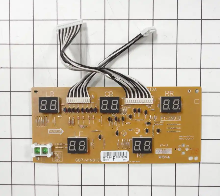 LG 6871W1N010F Control Board with 5 Displays