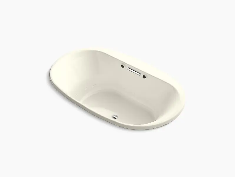 Kohler 5718-GHW-0 Underscore Heated BubbleMassage Air Bath 71-1/2 inches x 41-1/2 inches