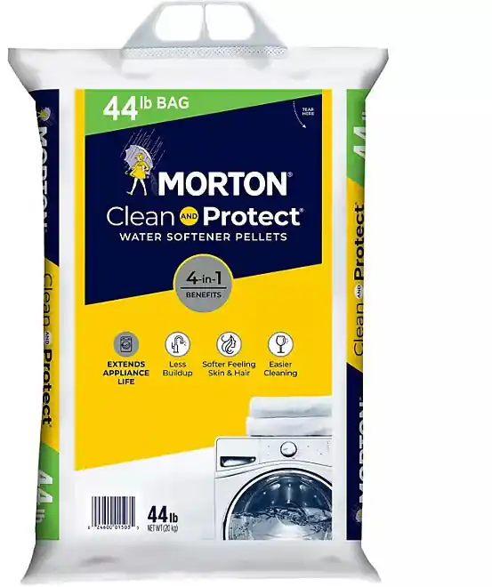 Morton Salt 689554 Clean and Protect Water Softener Pellets 44 lbs.