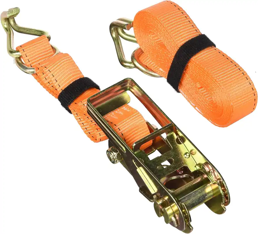 KEEPER 89515-10 DWMT86388OSP 15 Feet Ratchet Tie-Downs With Double-J Hooks & D-Ring