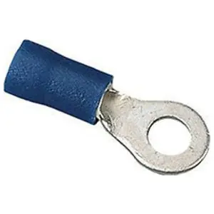 Ideal 83-2241 Vinyl Insulated Ring Terminals 16 to 14 AWG, #10 Stud, 25-pack