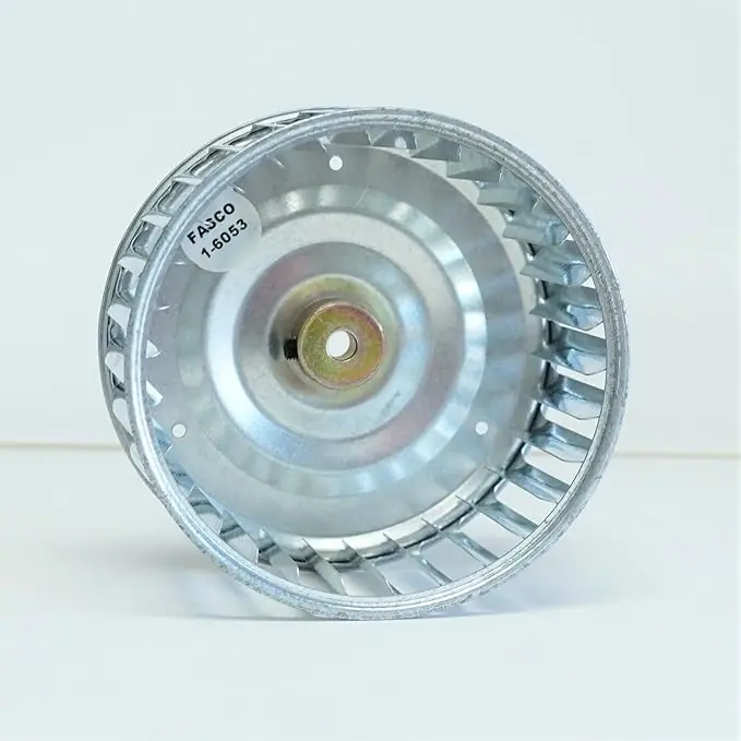 Fasco 1-6053 Blower Wheel 5-13/64 inches x 2-29/32 inches x 5/16 inches Bore CW 3600 RPM Replacement 87106053