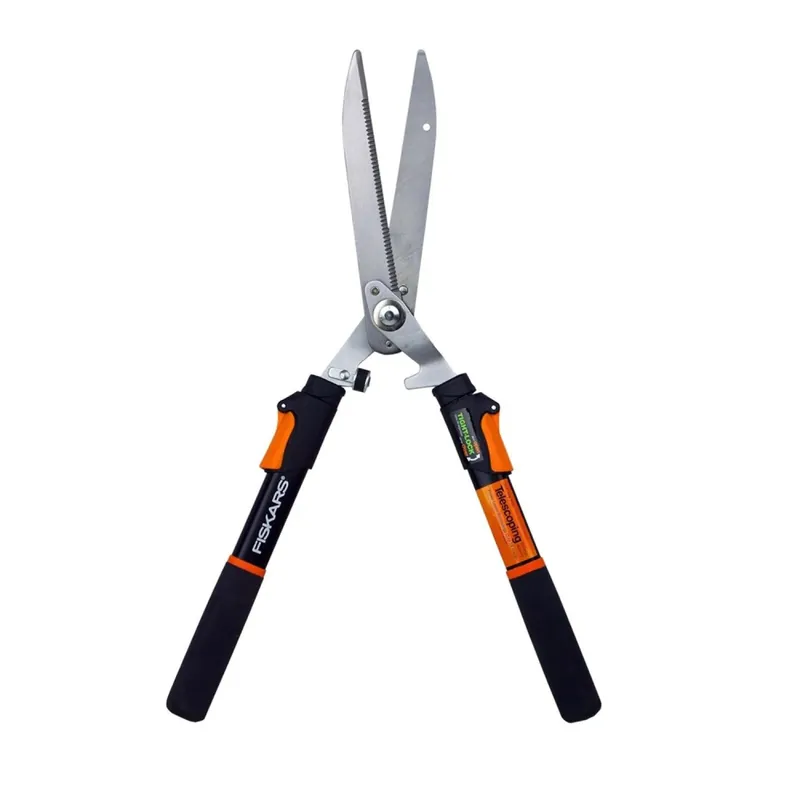 Fiskars 91696935 Power-Lever Hedge Shears Extendable Handle 25 inches to 33 inches