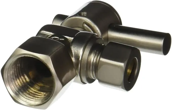 JACLO 616-2-SN Angle Valve 1/2 inches IPS x 3/8 inches OD