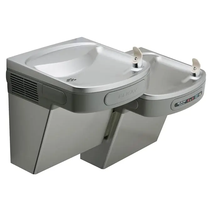 Elkay LZOSTL8L2JOC Versatile Bi-Level Wall-Mounted Hands-Free Water Cooler 6.7 GPH