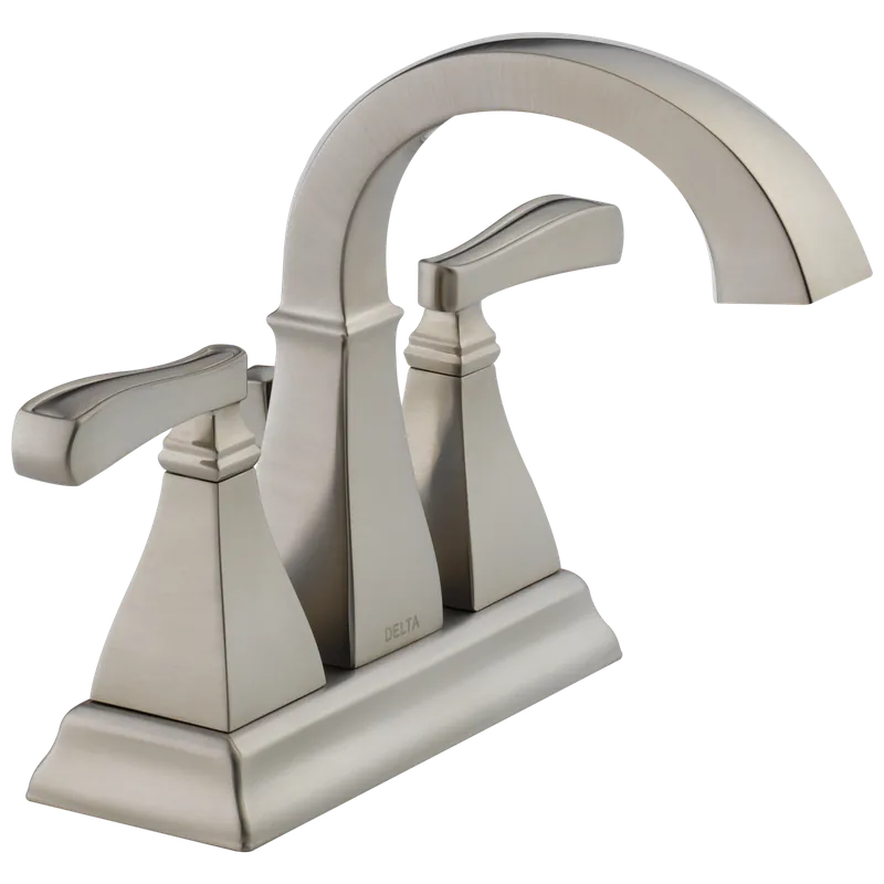 Delta 25718LF-SP Lakewood Two Handle Centerset Bathroom Faucet 1.2 GPM