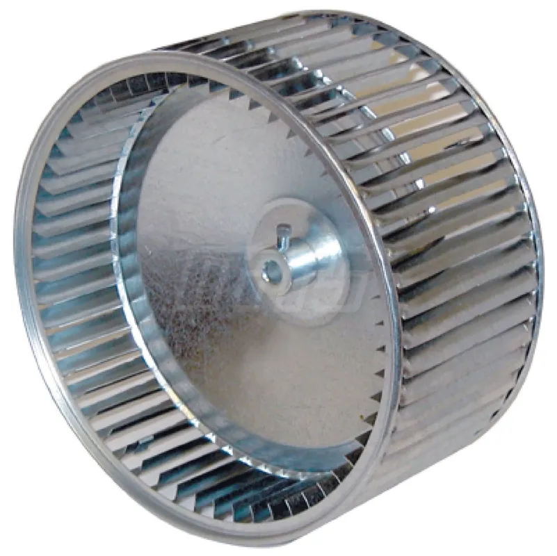 Mars Motors & Armatures 41370 11.93 x 11.93, 1/2 Diameter Bore, 1200 RPM, CCW, Galvanized Steel, Double-Inlet, Direct Drive Blower Wheel for Furnace