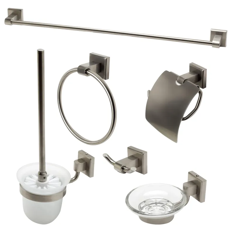 ALFI AB9509-BN Matching Bathroom Accessory Set (6 Piece)