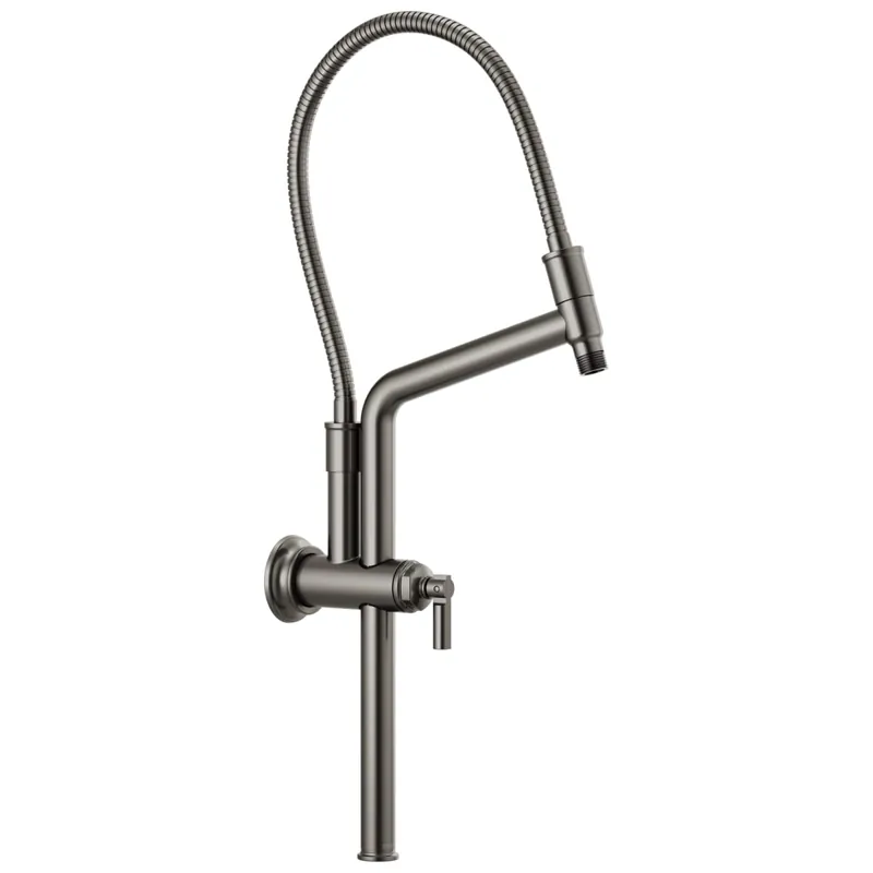 Brizo 81376-SL Universal Showering: 10 7/16 inches Classic Slide Bar Shower Arm And Flange