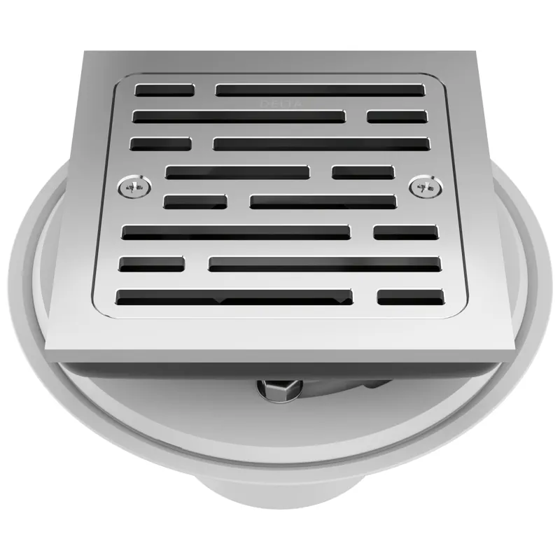 Delta DT062412 Shower Drain Tile-In Square 4 Inch PVC/Brass