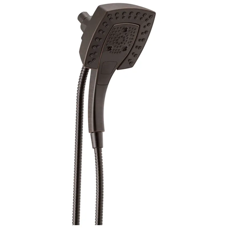Delta 58474-RB H2Okinetic In2ition 5-Setting 2-in-1 Shower Head with Hose