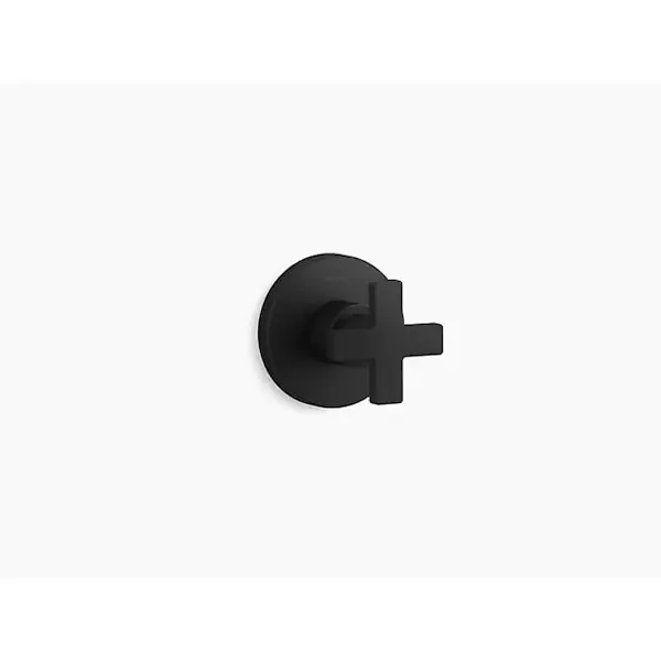 Kohler T73140-3-BL Composed Transfer Valve Trim With Cross Handle