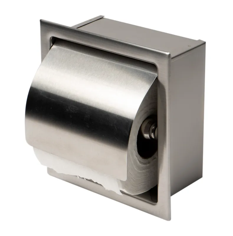 ALFI ABTP77-BSS Brand Recessed Toilet Paper Holder with Cover