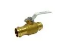 Milwaukee Valve UPBA4803/4IN Ultra Pure 2-Piece Ball Valve 3/4 in