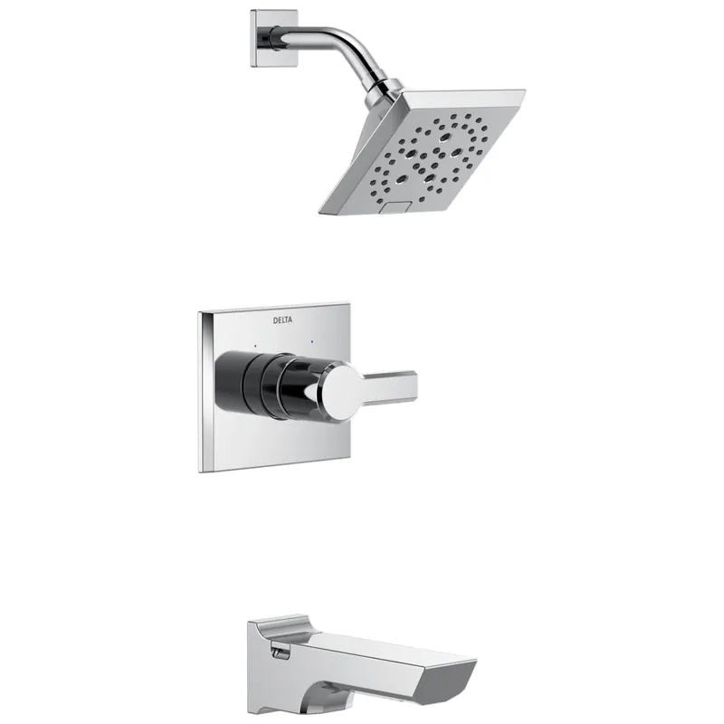 Delta T14499-PR Pivotal: Monitor 14 Series H2Okinetic Tub and Shower Trim