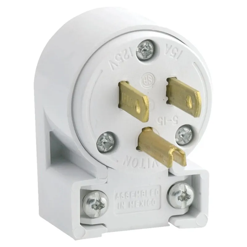 Leviton 000-515AN-000 Angle Plug 15 Amp 125 Volt