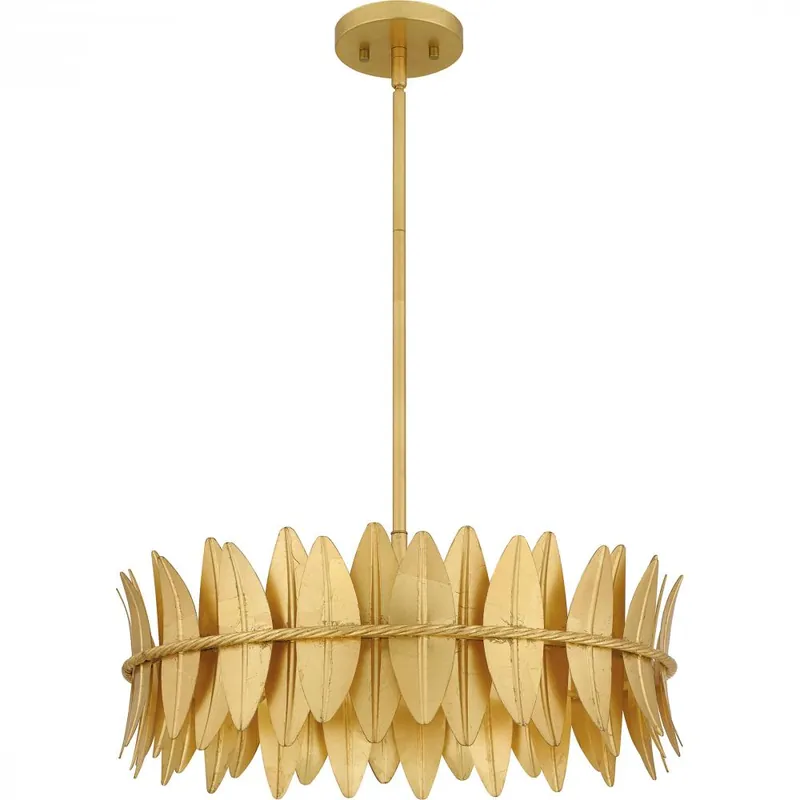 Quoizel LIZ2820GFL Liza 4 Light Pendant Ceiling Light