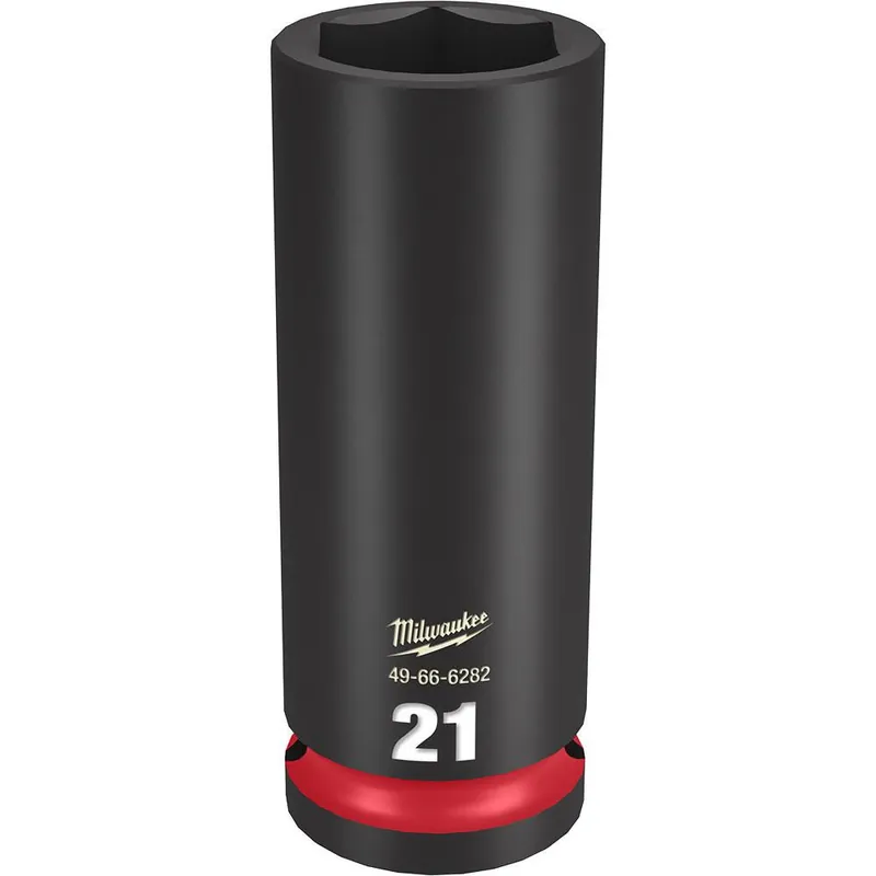 Milwaukee 49-66-6282 Shockwave Impact Duty 1/2 Drive 21MM Deep Socket