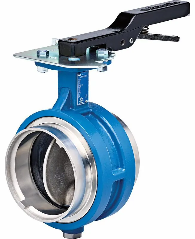 Victaulic V040250HP2 4 in Butterfly Valve OGS Series 250-S Lever Handle Memory STOP