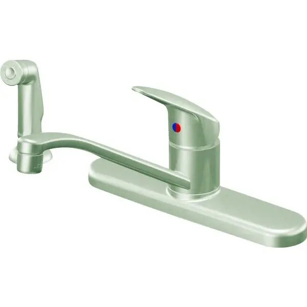Cleveland Faucets 40513 Cornerstone Single-Handle Kitchen Faucet with Black Side Spray